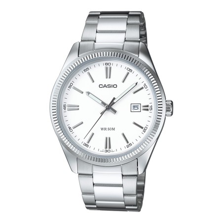 Casio Watch - Collection - Stainless Steel with White Dial