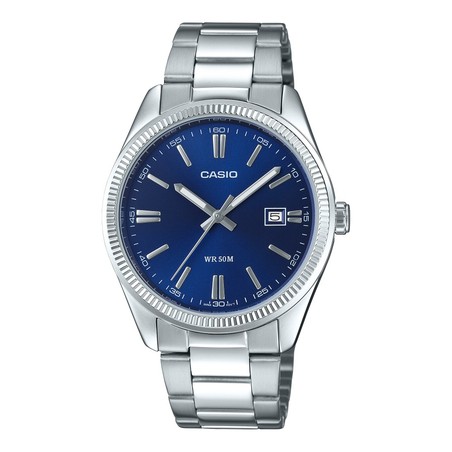 Casio Watch - Collection - Stainless Steel with Blue Dial