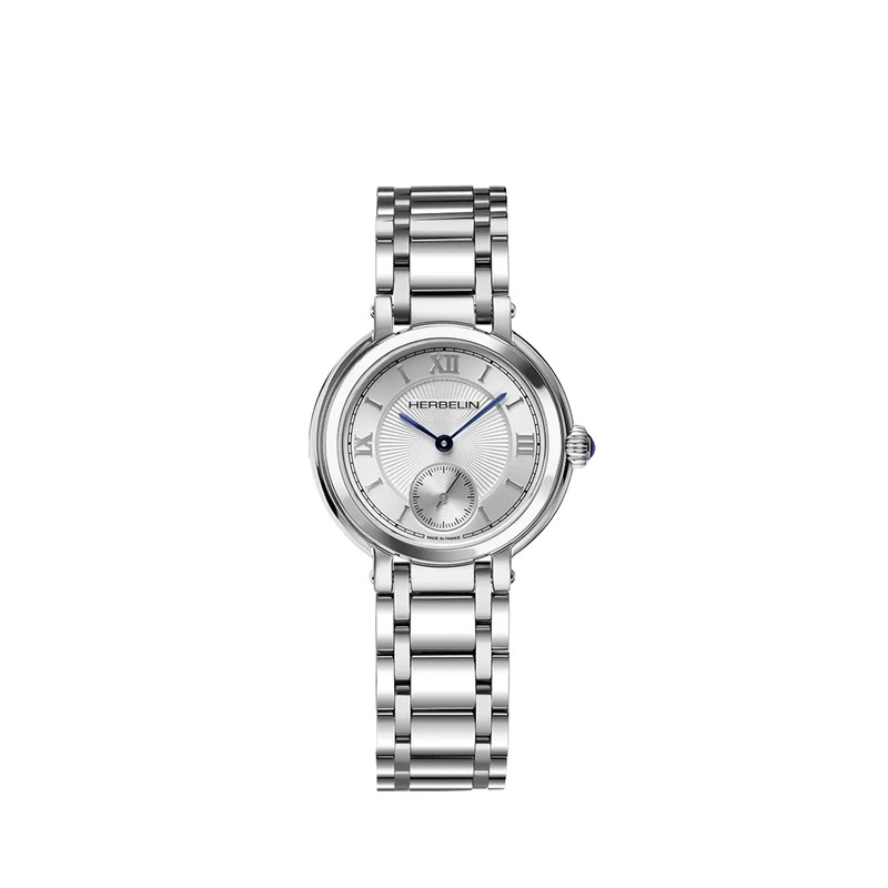 Montre Michel Herbelin - Galet - Petite Seconde - Acier