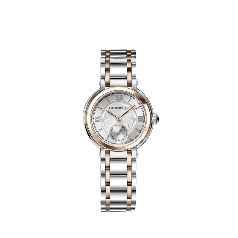 Montre Michel Herbelin - Galet - Petite Seconde - PVD Or Rose