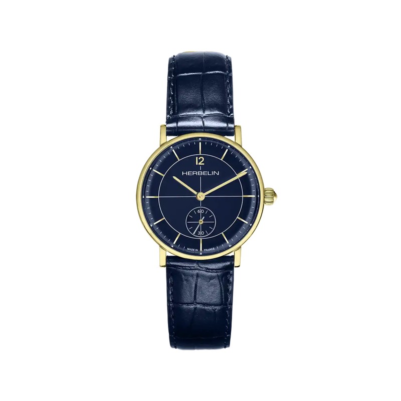 Montre Michel Herbelin - Inspiration - Petite Seconde - Bleu & Or