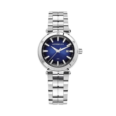 Montre Michel Herbelin - Newport - Quartz Date - Acier & Bleu