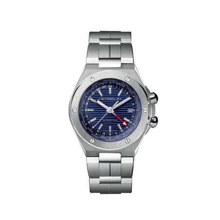 Montre Michel Herbelin - Cap Camarat - GMT - Acier & Bleu