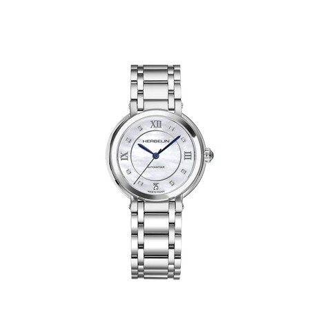 Montre Michel Herbelin - Galet - Automatique - Acier & Nacre