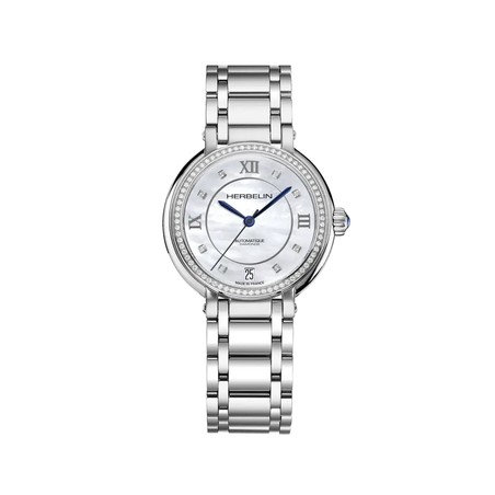Montre Michel Herbelin - Galet - Automatique - Diamants