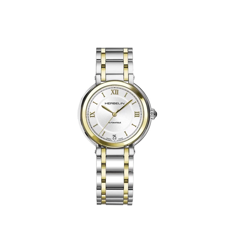 Montre Michel Herbelin - Galet - Automatique - Bicolore