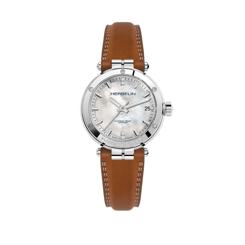 Montre Michel Herbelin - Newport - Automatique - Nacre & Diamants