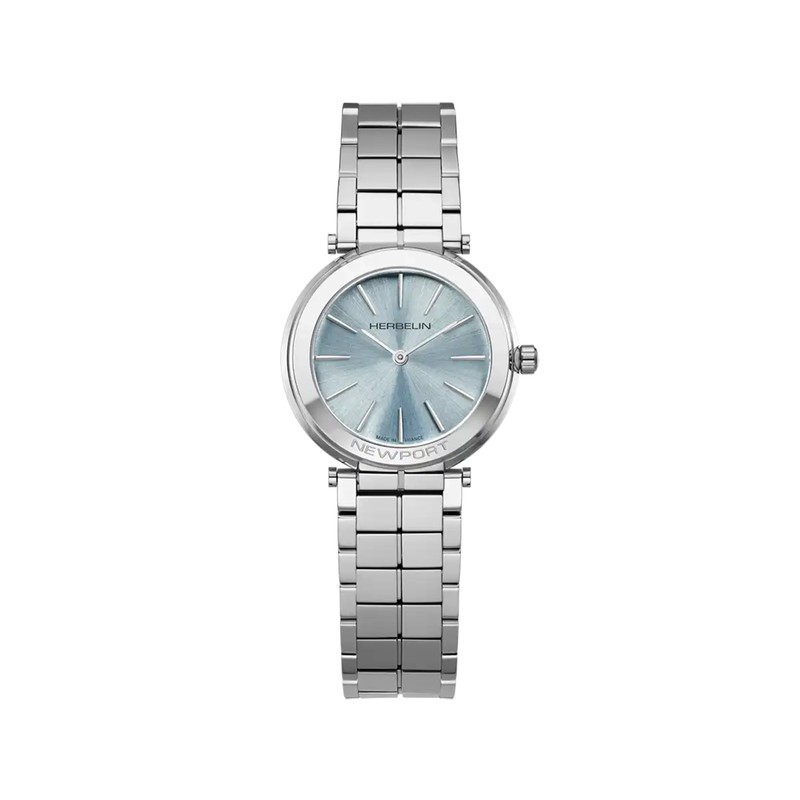 Montre Michel Herbelin - Newport Slim - Quartz - Bleu Arctique & Acier