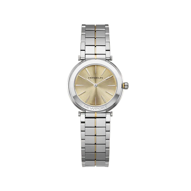 Montre Michel Herbelin - Newport Slim - Quartz - Champagne & Acier