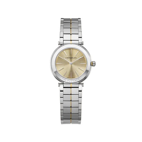 Montre Michel Herbelin - Newport Slim - Quartz - Champagne & Acier