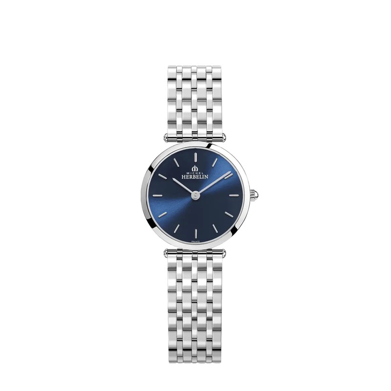 Montre Michel Herbelin - Epsilon - Quartz - Acier & Bleu