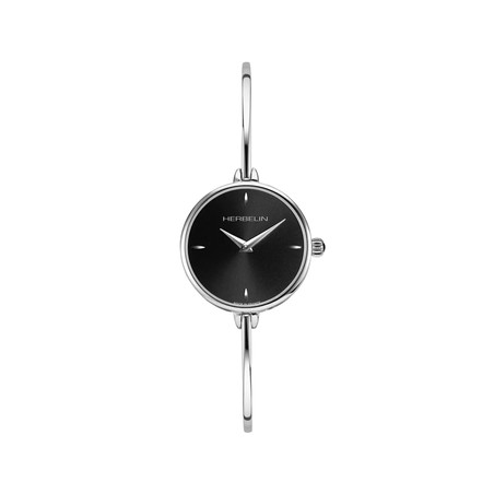 Montre Michel Herbelin - Fil - Quartz Ronde - Acier & Noir