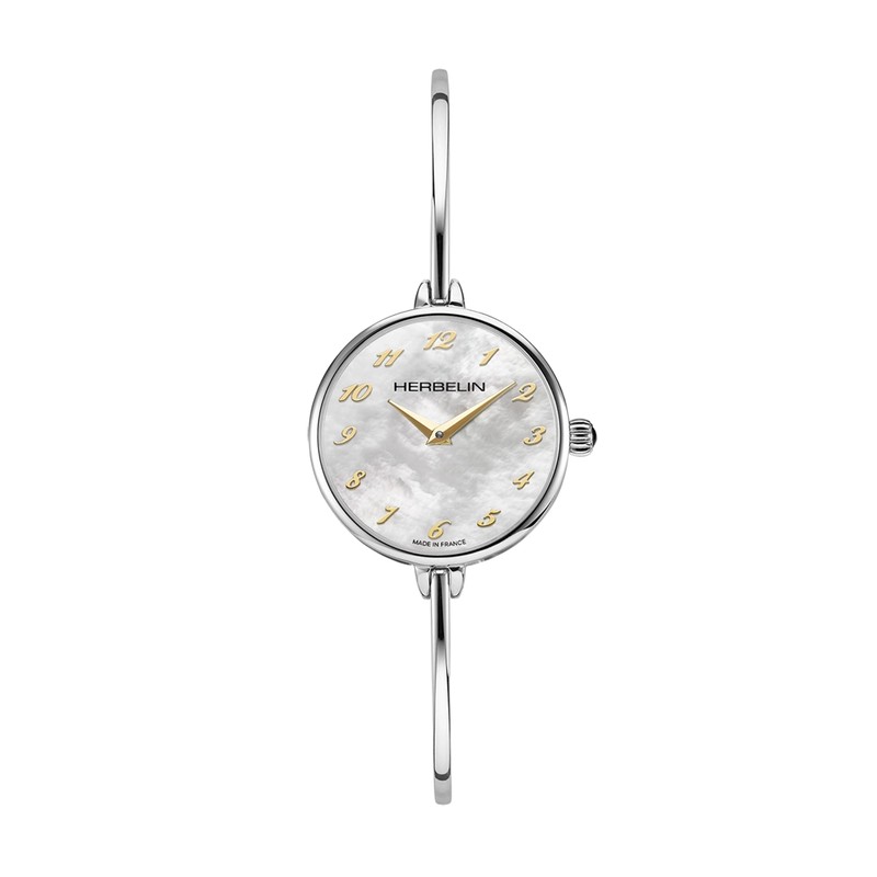 Montre Michel Herbelin - Fil - Quartz - Acier & Nacre