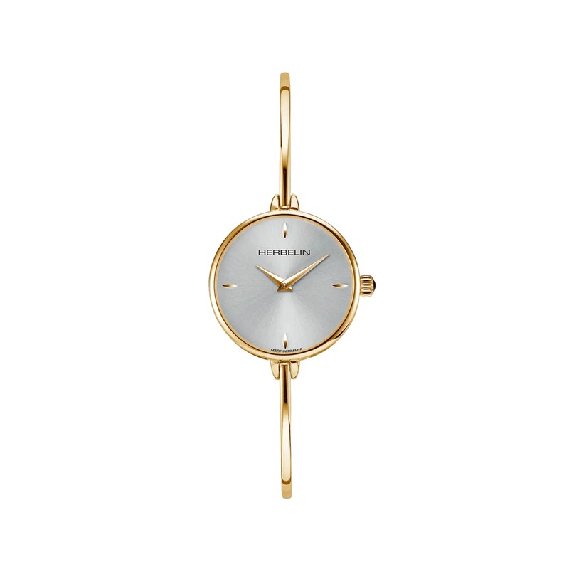 Montre Michel Herbelin - Fil - Quartz Ronde - Doré & Blanc