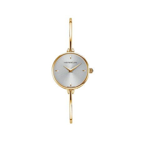 Montre Michel Herbelin - Fil - Quartz Ronde - Doré & Blanc