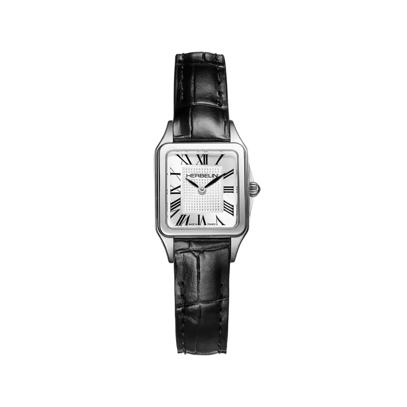 Montre Michel Herbelin - Luna - Mini Quartz - Acier & Cuir Noir