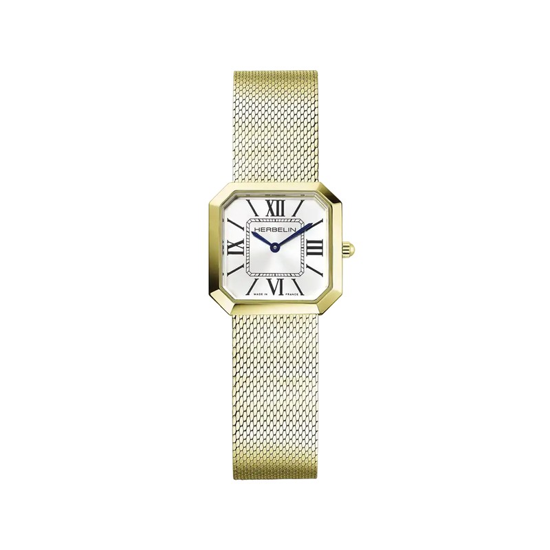 Montre Michel Herbelin - Octogône - Quartz - PVD Or Jaune & Index