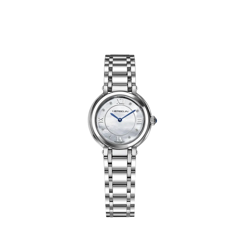 Montre Michel Herbelin - Galet - Quartz - Acier & Zirconium