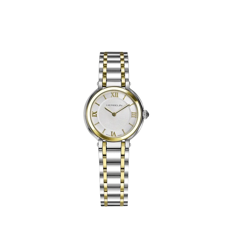 Montre Michel Herbelin - Galet - Quartz - Bicolore