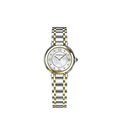 Montre Michel Herbelin - Galet - Quartz - Bicolore & Zirconium