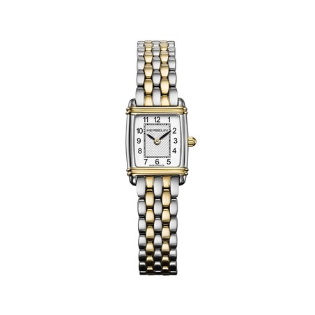 Montre Michel Herbelin - Art Déco - Tonneau Quartz - Bicolore