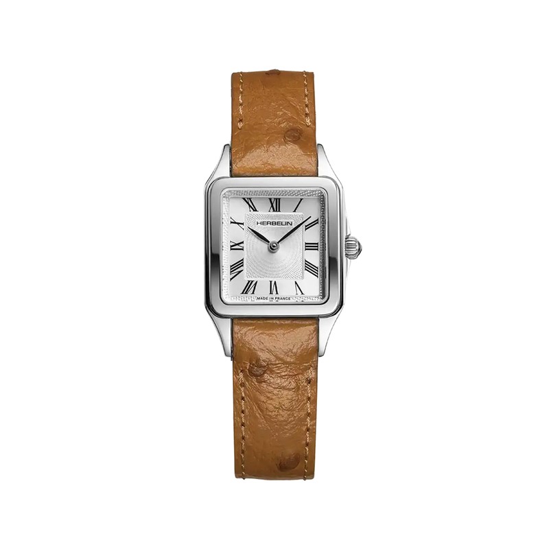 Montre Michel Herbelin - Luna - Quartz - Cuir Autruche
