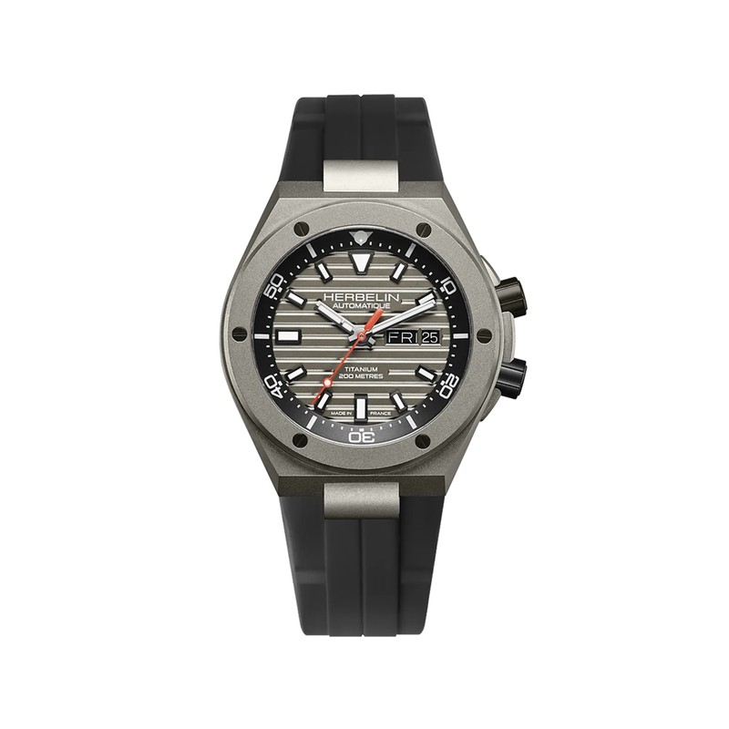Montre Michel Herbelin - Cap Camarat - Automatique Titane Diver - Noir