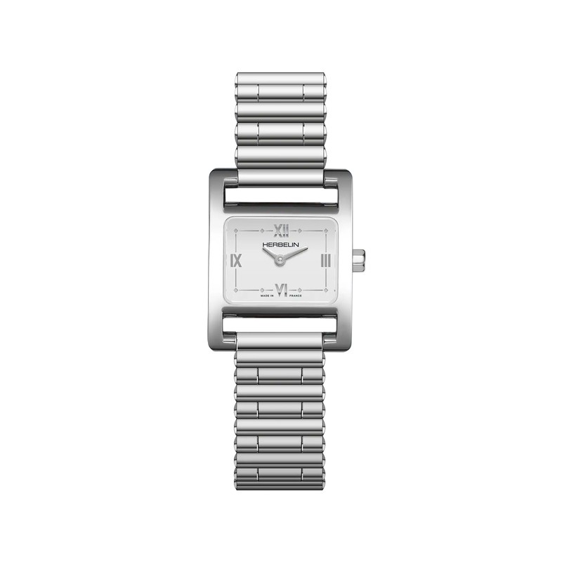 Montre Michel Herbelin - Ve AVENUE - Quartz - Acier & Blanc