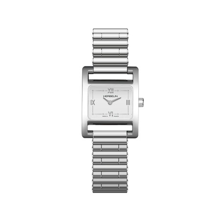 Montre Michel Herbelin - Ve AVENUE - Quartz - Acier & Blanc