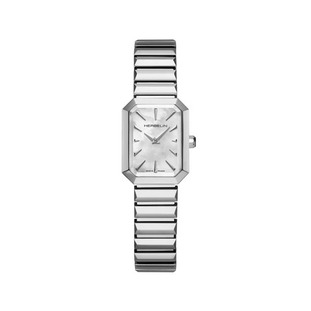 Montre Michel Herbelin - Octogône - Quartz - Nacre Blanche & Acier