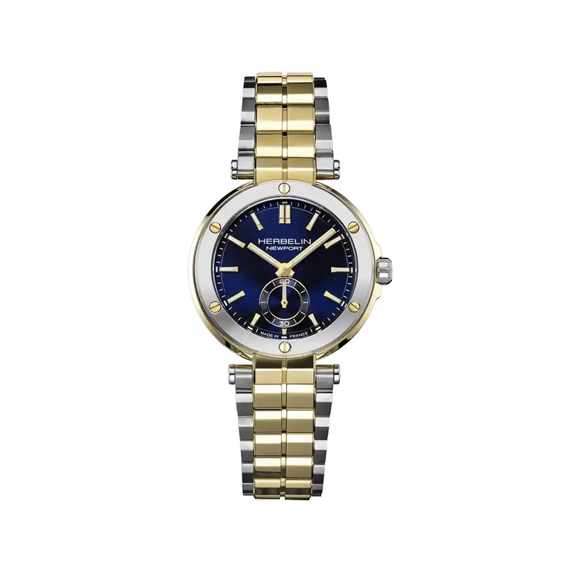 Montre Michel Herbelin - Newport - Quartz - Acier Bicolore & Cuir