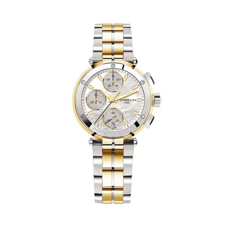 Montre Michel Herbelin - Newport - Chronographe Lady - Bicolore