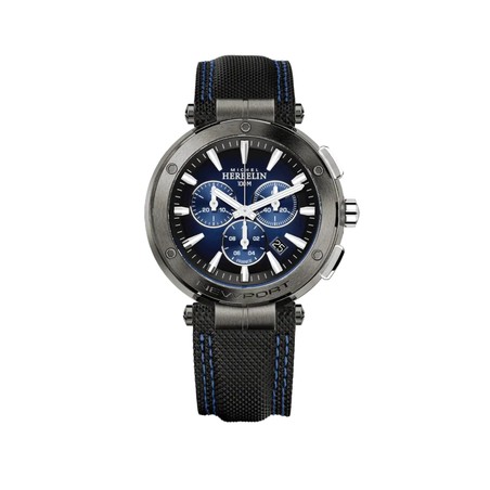 Montre Michel Herbelin - Newport - Chronographe - Acier PVD Noir