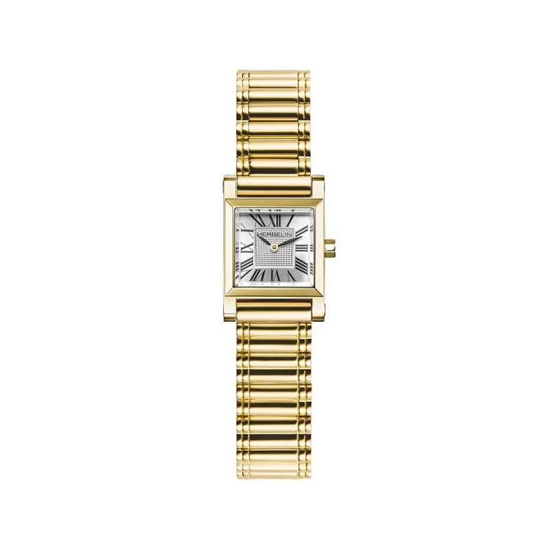 Montre Michel Herbelin - Antarès - Quartz Carré - PVD Or Jaune