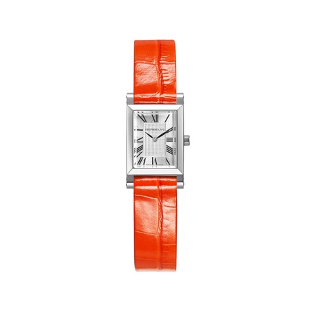 Montre Michel Herbelin - Antarès - Quartz Originale - Acier & Cuir Orange