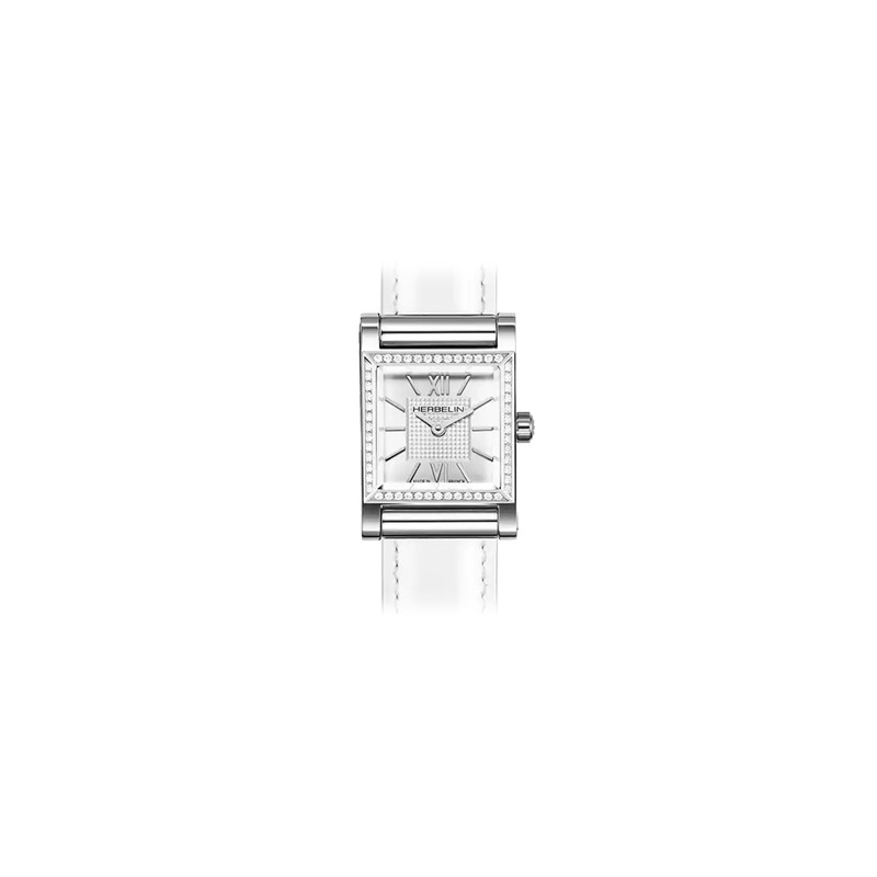 Michel Herbelin Watch - Antarès - Square Index - Diamonds