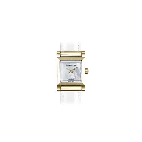Michel Herbelin Watch - Antarès - Square - Yellow Gold PVD