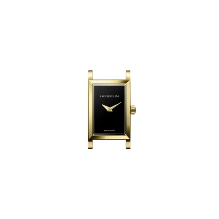 Montre Michel Herbelin - Antarès - Rectangle - Doré & Noir