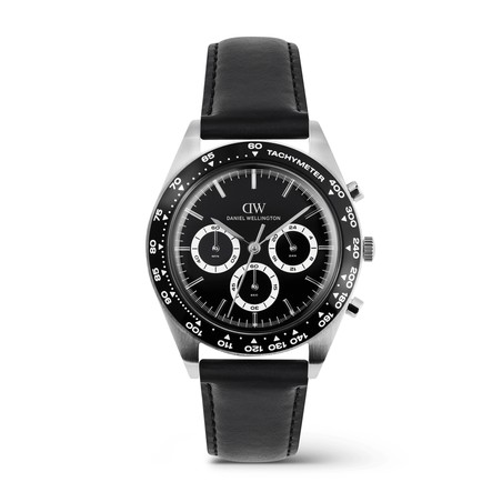 Daniel Wellington Watch - Iconic Tachymeter Sheffield Black Silver
