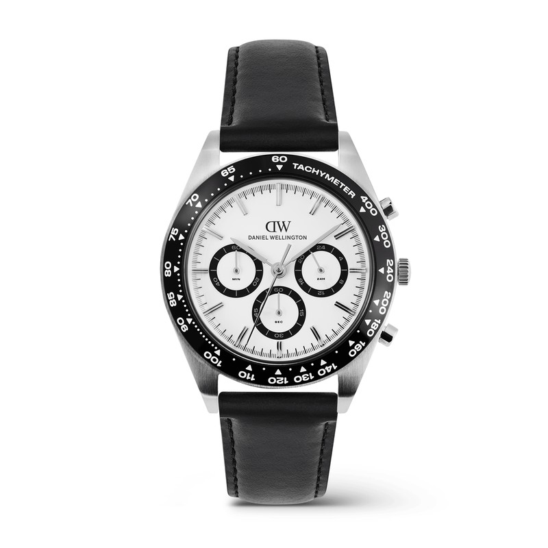 Daniel Wellington Watch - Iconic Tachymeter Sheffield Silver