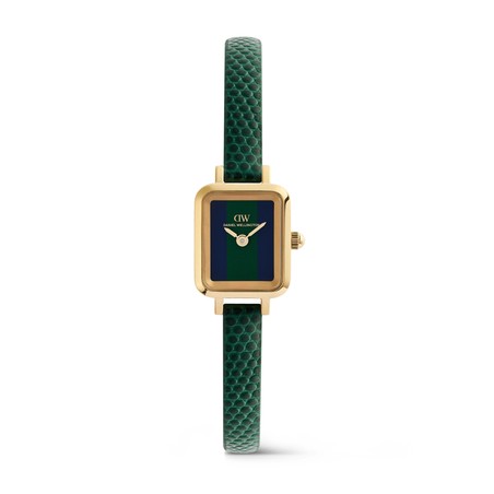 Daniel Wellington Watch - Quadro Mini Green Lizard Warwick Gold