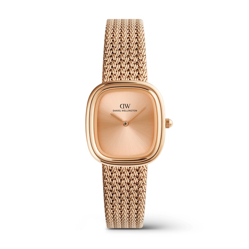 Daniel Wellington Watch - Margot Braided Mesh Unitone Rose Gold
