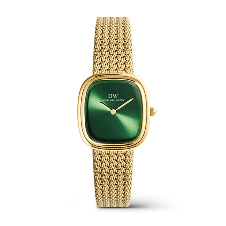 Daniel Wellington Watch - Margot Braided Mesh Emerald Gold