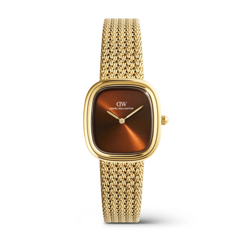 Daniel Wellington Watch - Margot Braided Mesh in Golden Amber