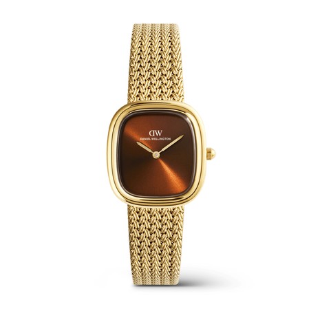Daniel Wellington Watch - Margot Braided Mesh in Golden Amber