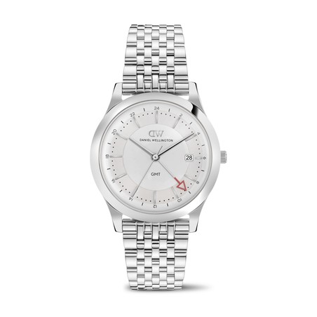 Daniel Wellington Watch - Pathfinder GMT 7-Link Frost-White Silver