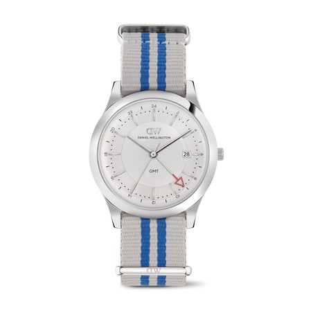 Daniel Wellington Watch - Pathfinder GMT Rowden Frost-White Silver