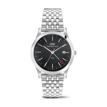 Daniel Wellington Watch - Pathfinder GMT 7-Link Black and Silver