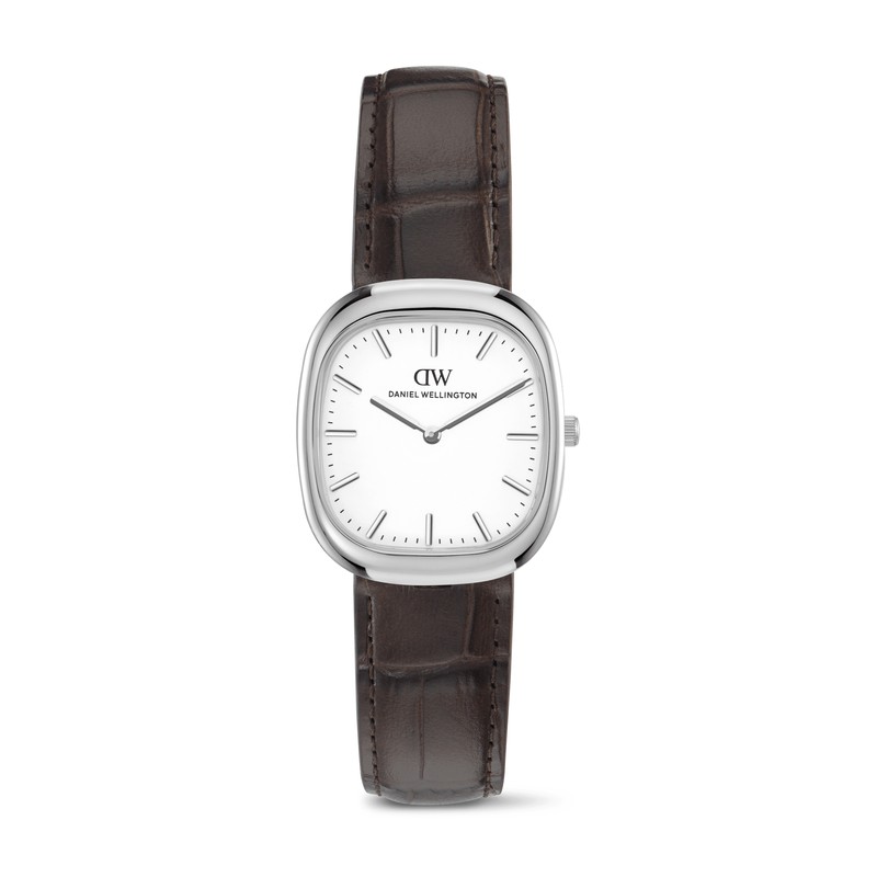 Daniel Wellington Watch - Cort Brown Leather Silver