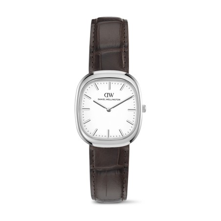 Daniel Wellington Watch - Cort Brown Leather Silver